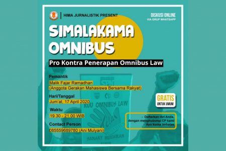 Malik Fajar Omnibus Law Bertentangan Dengan Keadilan Jurnalposmedia Com