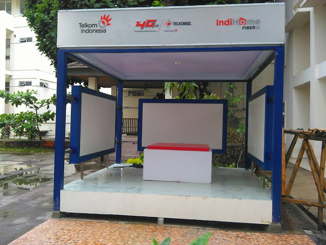 Ruang Baca Tribun yang sudah hampir selesai dikerjakan dan akan segera diresmikan di Fakultas Dakwah dan Komunikasi UIN Bandung, Minggu (23/10/2016). (Jurnalpos/Desianti Yus Rusana).