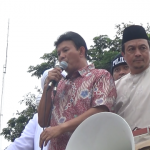 Kabareskrim Polri Jenderal Polisi, Drs. Ari Dono Sukmanto menyampaikan keterangan terkait proses hukum pelecehan agama oleh Gubernur DKI Jakarta Basuki Tjahaja Purnama (Ahok) di jalan Medan Merdeka, Jakarta Pusat pada Jumat (14/10/2016). Jurnalpos/Ricky Fatria