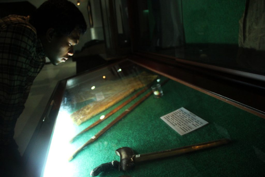 Koleksi bukti sejarah Meseum Mandala Wangsit Siliwangi, Jalan Lembong No.38, Sumur Bandung, Kota Bandung. (Jurnalposmedia/ Dian Aisyah)